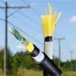 anti rodent ADSS fiber optic cable structure diagram