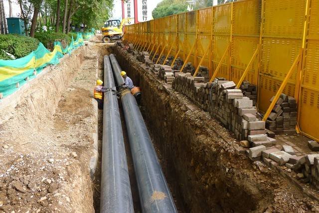 underground fiber optic duct network infrastructure