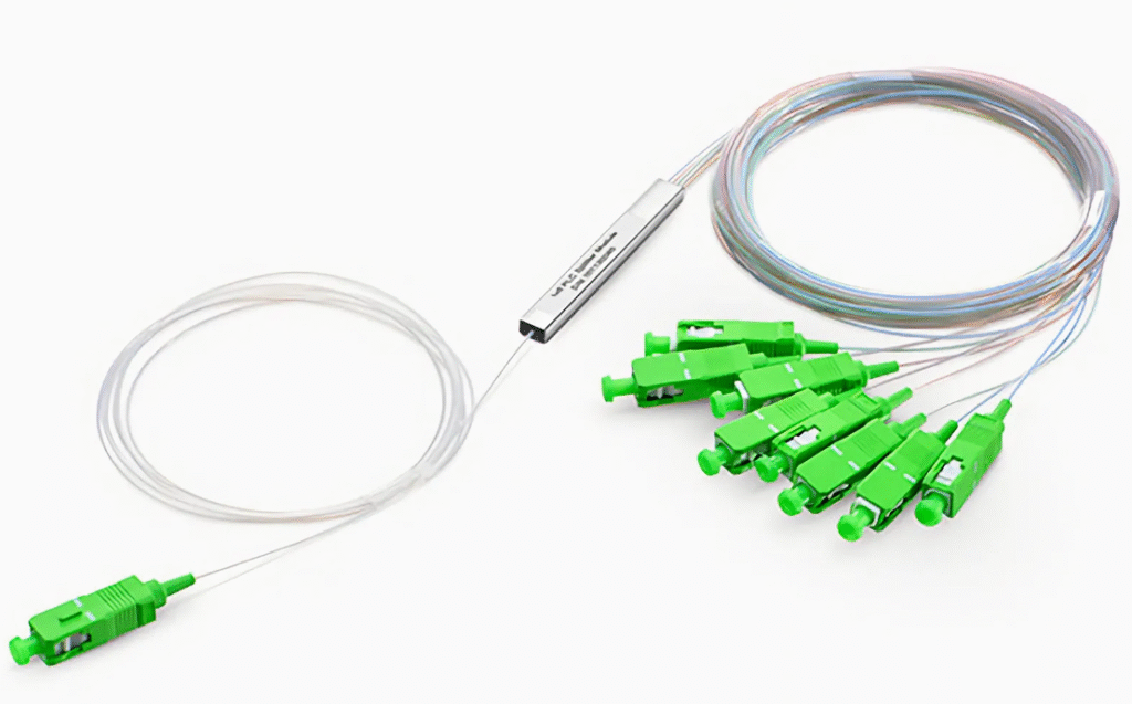 Mini Steel Tube 1×8 PLC Splitter